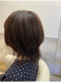 ミディアムレイヤーボブ