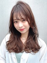 プリマ アンジュ 中目黒店(PRIMA ange)&nbsp;小顔に見えるモテウェーブミディアム　PRIMA ange 中目黒