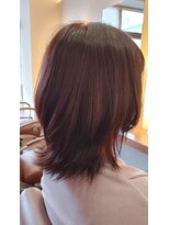 ヘアメイク クラール(Hair Make Klar) 外はねレイヤー　＋　ピンクベージュ