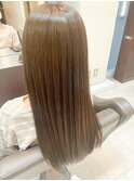 ツヤ×オリーブベージュ/艶髪ストレート◎20代30代40代