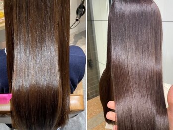 シェノン 奈良橿原店(CHAINON)の写真/【HOT PEPPER Beauty AWARD 2024 ベストサロン部門 注目サロン選出】ダメージを軽減した酸性縮毛矯正◎