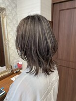 エニィ 池袋西口(Any)&nbsp;ハイライトカラー　グレージュカラー　ネオウルフ　w005