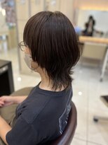 カール 鶴川店(K:R) ★くびレイヤーエモージュ前髪マチルダボブインナーグレージュ