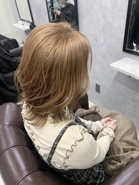 グラッジ 池袋(GLADGE) ミルクティー、ブリーチカラー、ダブルカラー、池袋