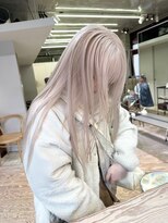 ヲタク(wotaku.)&nbsp;ホワイトカラーケアブリーチホワイトラベンダーハイトーンロング