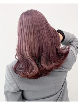アンブルリュクス 中野(amble luxe) 【ピンク系カラー】【ブリーチなし】【イルミナカラー】