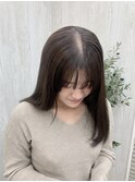 〇透明感カラー〇オリーブブラウン×ローレイヤー