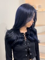 ハチ(HACHI)&nbsp;ブリーチ1カイでできる艶ブルー