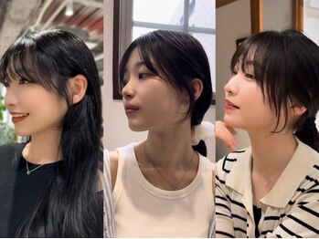 マレン(MAREN)の写真/前髪/顔周りのレイヤーと仕上がりのツヤが重要!髪質改善トリートメントと合わせて圧倒的なツヤ髪を叶える☆