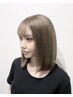 【外国人風の透明感】ケアブリーチ+イルミナカラー+シャンプーブロー￥12100