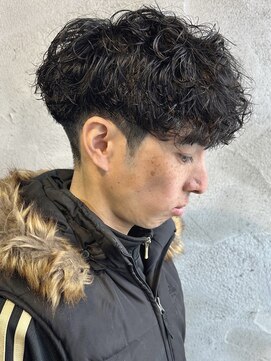 ニアウ 高崎店(Niau) スペインカールメンズパーマメンズマッシュ群馬高崎眉毛外国人風