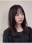 美髪レイヤーカット/顔まわりレイヤー/くびれロングレイヤー