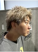 ザクザクスパイキーショートザクザクアップバングショート