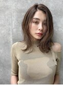 大人かわいい☆くびれ外ハネセミロング