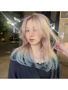 ラキング ギンザ トウキョウ(LAKING GINZA) くびれヘア/アプリコットオレンジ/夏/ハイライトカラー[銀座駅]