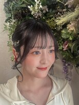 ヘアーズ ラブリージョブリー(hair's Lovely Jubbly) 【前田】血色感コーラルピンクメイク