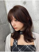 イメチェンヘアスタイル美髪のススメワイドバングブルーブラック