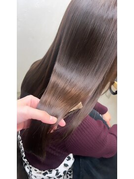 ファム 札幌大通(fam) 40代50代◎大人秋ロング×メテオ髪質改善ストレート