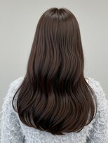 リフトバイマグ 松本駅前店(lift by mag)&nbsp;髪質改善カラーくびれ巻き髪ロングヘア艶感チョコレートブラウン