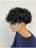 2ブロックマッシュレイヤー/シャドウパーマで韓国風