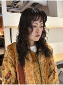 山本/レイヤーパーマウルフパーマブリーチなしカラー吉祥寺