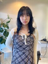 エンリッチヘア(enrich hair) レイヤー ハッシュカット ブルーブラック