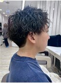 宇都宮メンズカットメンズパーマ波巻きスパイラルパーマツイスパ