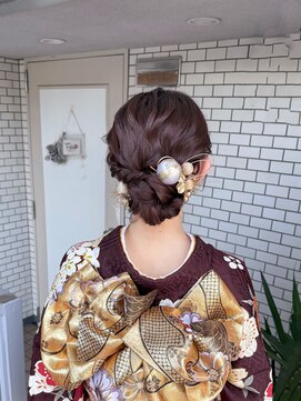 フェリーチェ(Felice) シニヨン 和装ヘア 振袖ヘア