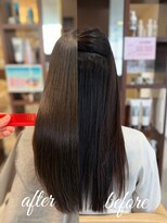 ファム 横川店(femme) 【美髪】30代髪質改善ストレート/広島/西区/横川/縮毛矯正/水素
