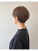 耳かけでスッキリ☆丸みショート