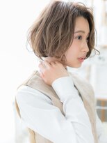 モッズヘア 越谷(mod's hair)&nbsp;*mod's越谷*外国人風カラー×くせ毛風カールゆるかわボブa