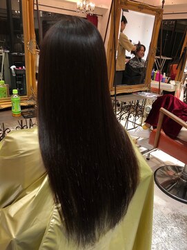 大嶋直樹の美容室 表参道 高難易度縮毛矯正=手で乾かしただけです。本当です。