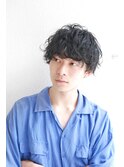 エッジのきいたマッシュパーマ【juurii 菊地真理恵】