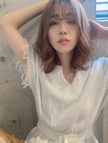 ルービック 京橋(Rubik's)&nbsp;大人ミディアムカール/ミルクティーベージュ