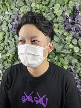 ビューティドレッセヤマノ 池袋パルコ(Beauty Dresse YAMANO) 【メンズカット】ツーブロック×アップバング