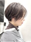 似合わせカット×グレーベージュ×くびれヘア
