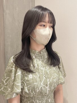 ヨーク(YOKE) 【 YOKE 】ラベンダーベージュヨシンモリくびれヘア韓国