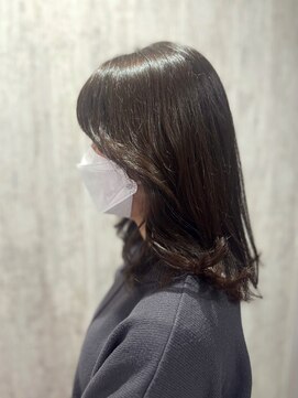 テトテ 門戸厄神店(tetote) 【tetote村山サロンスタイル】顔回りレイヤー／抜け感ヘア