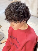 キャンバス バイ ネオリーブ 横浜西口(Canvas by neo.)&nbsp;ツイストスパイラルパーマツーブロックツイストパーマメンズ