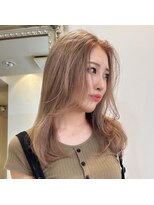 アンククロス 青山店(ANKH CROSS)&nbsp;【レイヤーカット】ベージュ　レイヤースタイル