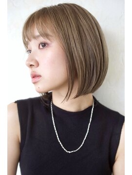 アール 北千住店(ar) ラインボブ/大人上品/グレージュ/北千住