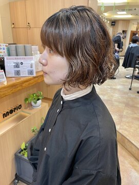 ラウンジ モリオ イケブクロ(Lounge MORIO Ikebukuro) ぷつっとボブパーマ/切りっぱなしボブパーマ/スパイラルパーマ◯