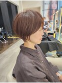 大人可愛い20代30代40代50代丸み田嶋ショート18