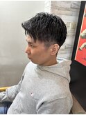 ツイストスパイラルパーマ/メンズカット/波巻きパーマ/札幌/大通