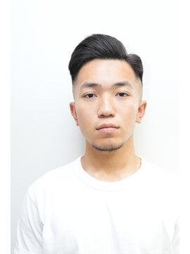 モリゲン フェローシップ レグ(MORIGEN fellowship REGU) アップバングダークアッシュベリーショートバーバースタイル0703