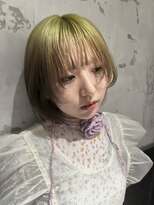 ルーツカラー、ミントグリーン