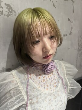 キャロルガーデンズ ボコカ 表参道(Carroll Gardens bococa) ルーツカラー、ミントグリーン