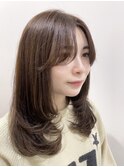 ワンカール/レイヤーカット/顔まわり
