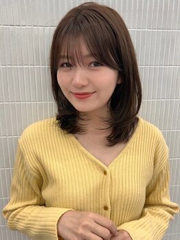 ベイルーム(BAYROOM by HONEY omotesando)の写真/結んだ時でもかわいい♪顔周りのカットで、絶妙なラインで創られるスタイルはいつでも可愛さキープ☆[横浜]