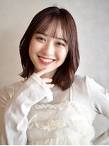 ガーデンヨコハマエスト(GARDEN YOKOHAMA est)&nbsp;くびれヘア　美髪　イメチェン　マロンベージュ　似合わせカット